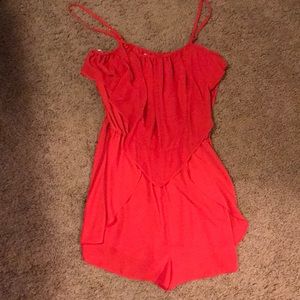 Bcbg red romper